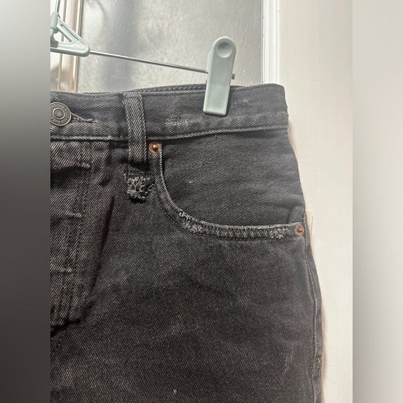 NWT Free People Washed Black Distressed Shorts. - Picture 7 of 16